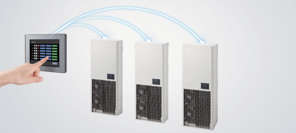 panel ac digital dari seri ENC-GR-Pro Apiste memiliki fitur IoT yang dapat membantu efisiensi energi di industri 4.0