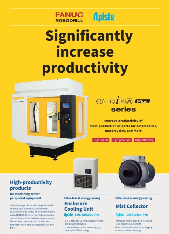 CNC Fanuc dan Oil Mist Collector APISTE Versi Bahasa Inggris