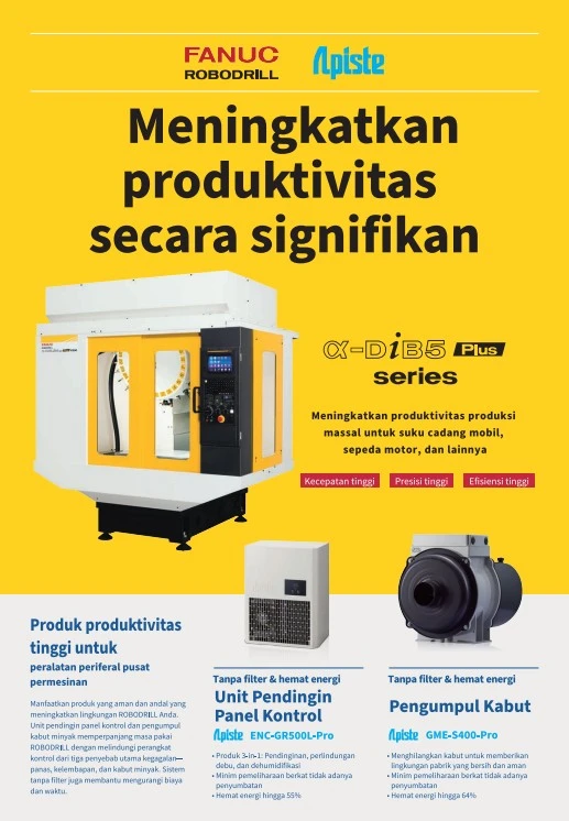 CNC Fanuc dan Oil Mist Collector APISTE